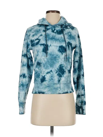 Pre-owned Athleta Pullover Hoodie In Blue