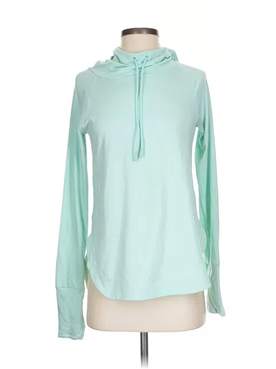 Pre-owned Athleta Pullover Hoodie In Blue