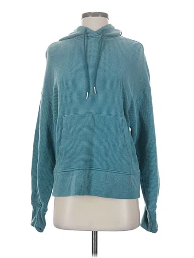 Pre-owned Athleta Pullover Hoodie In Blue