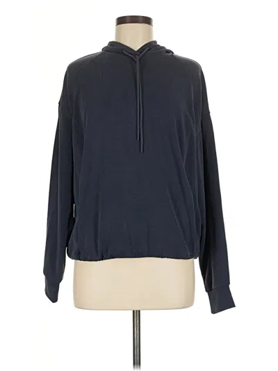 Pre-owned Athleta Pullover Hoodie In Blue