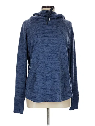 Pre-owned Athleta Pullover Hoodie In Blue