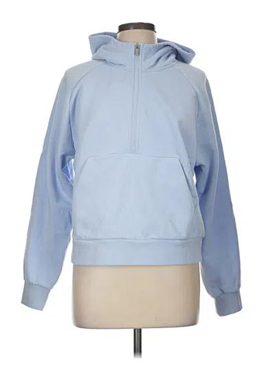 Pre-owned Athleta Pullover Hoodie In Blue