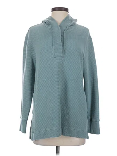 Pre-owned Athleta Pullover Hoodie In Blue