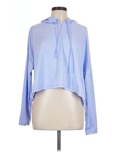 Pre-owned Athleta Pullover Hoodie In Blue