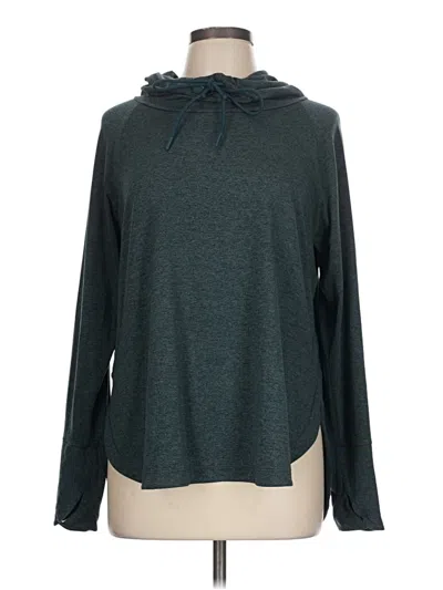 Pre-owned Athleta Pullover Hoodie In Blue