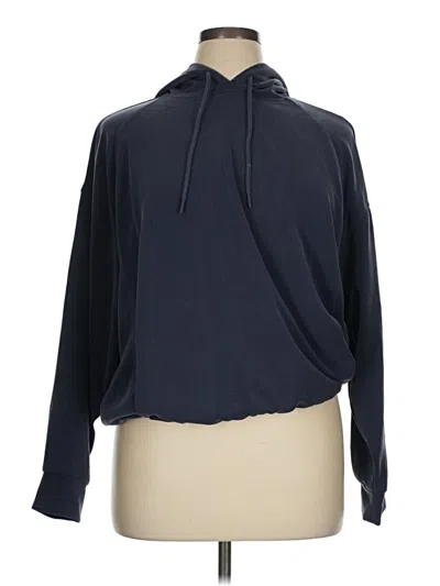 Pre-owned Athleta Pullover Hoodie In Blue