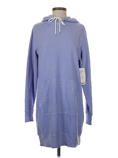 Pre-owned Athleta Pullover Hoodie In Blue