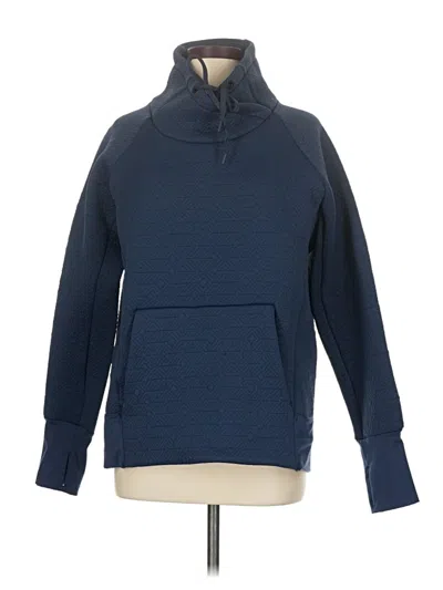 Pre-owned Athleta Pullover Hoodie In Blue