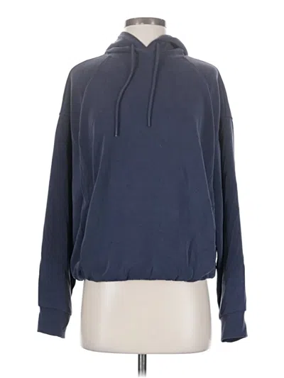 Pre-owned Athleta Pullover Hoodie In Blue