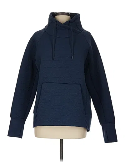 Pre-owned Athleta Pullover Hoodie In Blue