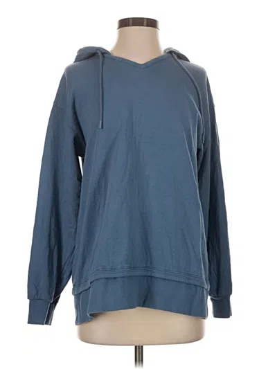 Pre-owned Athleta Pullover Hoodie In Blue