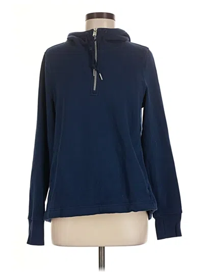 Pre-owned Athleta Pullover Hoodie In Blue