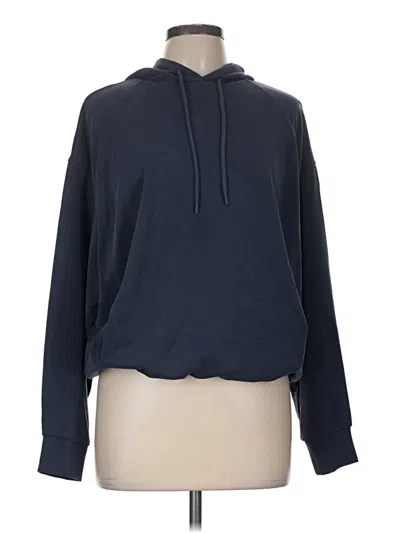 Pre-owned Athleta Pullover Hoodie In Blue