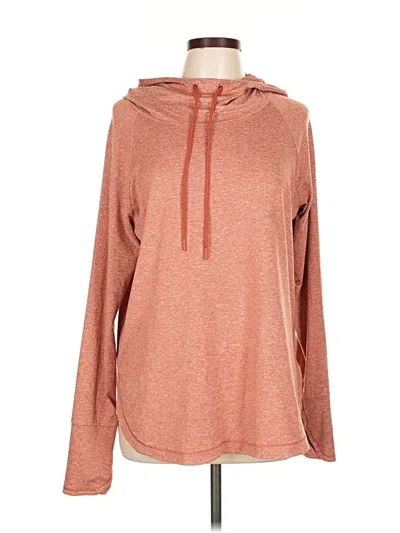 Pre-owned Athleta Pullover Hoodie In Brown