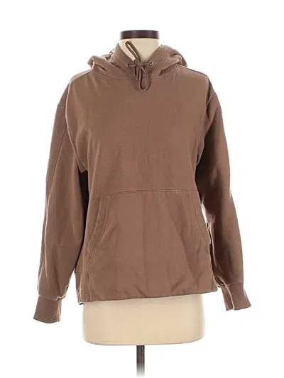 Pre-owned Athleta Pullover Hoodie In Brown