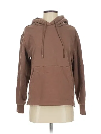 Pre-owned Athleta Pullover Hoodie In Brown