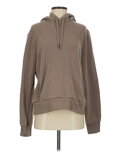 Pre-owned Athleta Pullover Hoodie In Brown