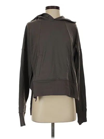 Pre-owned Athleta Pullover Hoodie In Brown