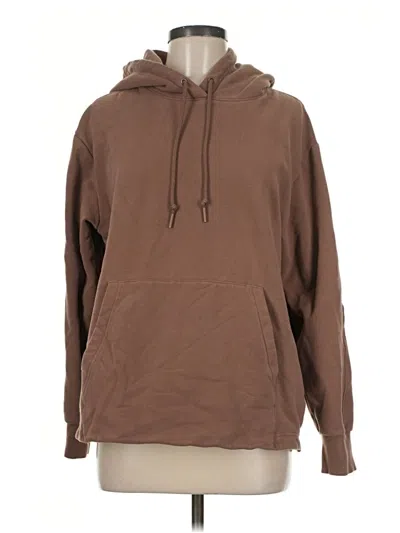 Pre-owned Athleta Pullover Hoodie In Brown