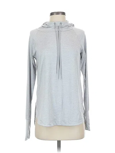 Pre-owned Athleta Pullover Hoodie In Gray