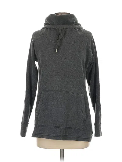 Pre-owned Athleta Pullover Hoodie In Gray