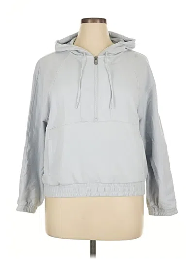Pre-owned Athleta Pullover Hoodie In Gray
