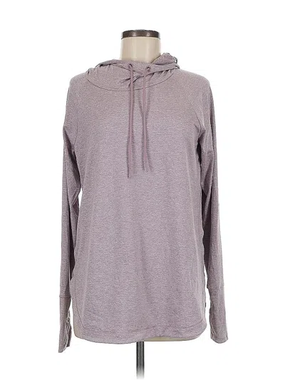 Pre-owned Athleta Pullover Hoodie In Gray