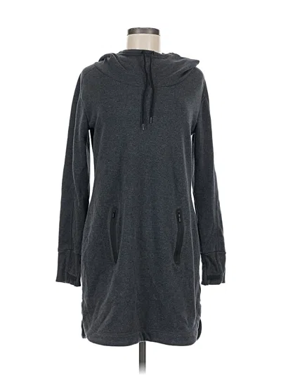 Pre-owned Athleta Pullover Hoodie In Gray