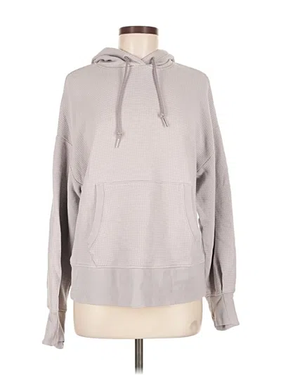 Pre-owned Athleta Pullover Hoodie In Gray