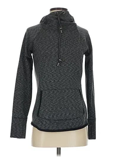 Pre-owned Athleta Pullover Hoodie In Gray