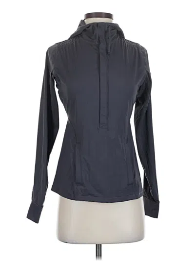 Pre-owned Athleta Pullover Hoodie In Gray