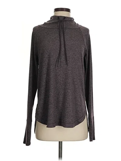 Pre-owned Athleta Pullover Hoodie In Gray