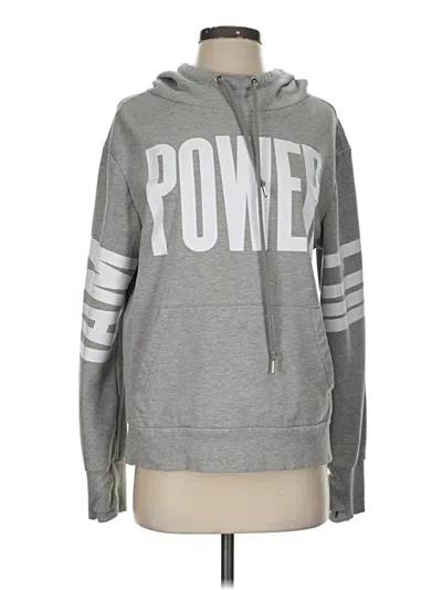 Pre-owned Athleta Pullover Hoodie In Gray
