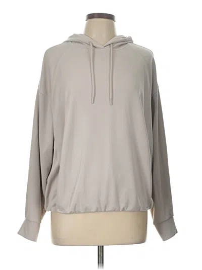 Pre-owned Athleta Pullover Hoodie In Gray