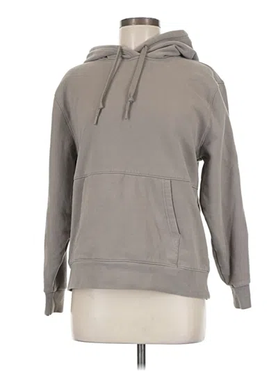 Pre-owned Athleta Pullover Hoodie In Gray