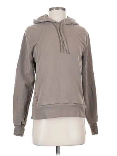 Pre-owned Athleta Pullover Hoodie In Gray