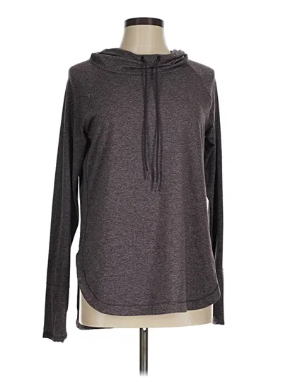 Pre-owned Athleta Pullover Hoodie In Gray