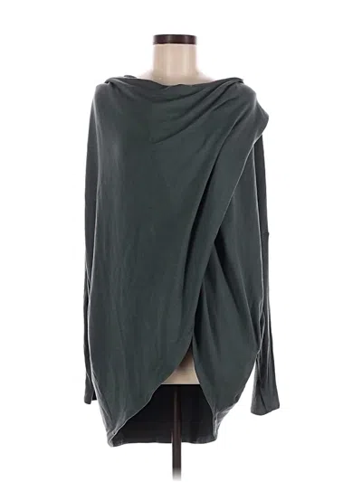 Pre-owned Athleta Pullover Hoodie In Gray