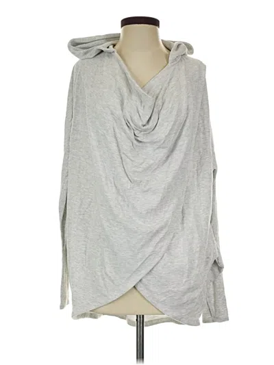 Pre-owned Athleta Pullover Hoodie In Gray