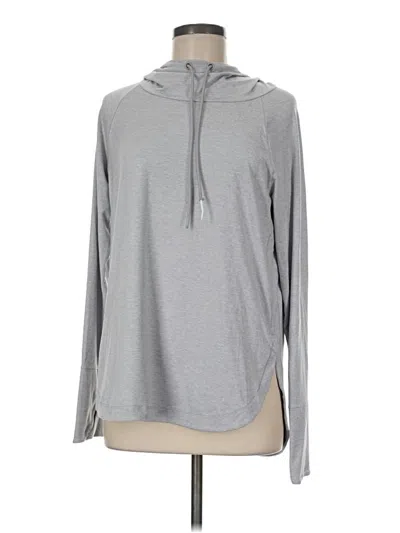 Pre-owned Athleta Pullover Hoodie In Gray