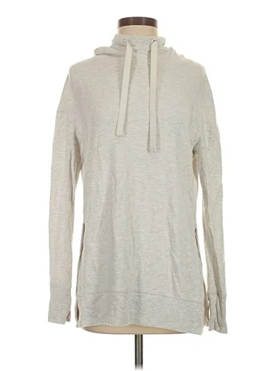 Pre-owned Athleta Pullover Hoodie In Gray