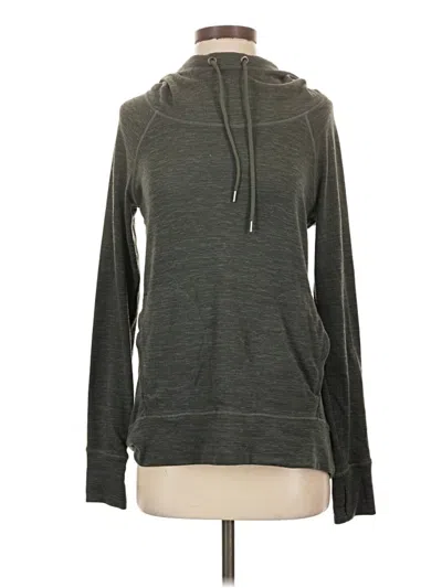 Pre-owned Athleta Pullover Hoodie In Gray