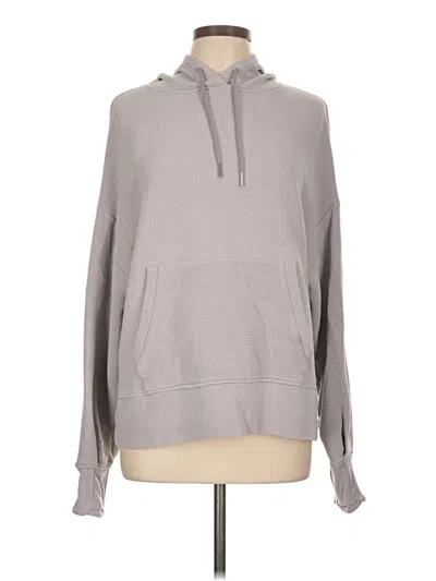 Pre-owned Athleta Pullover Hoodie In Gray