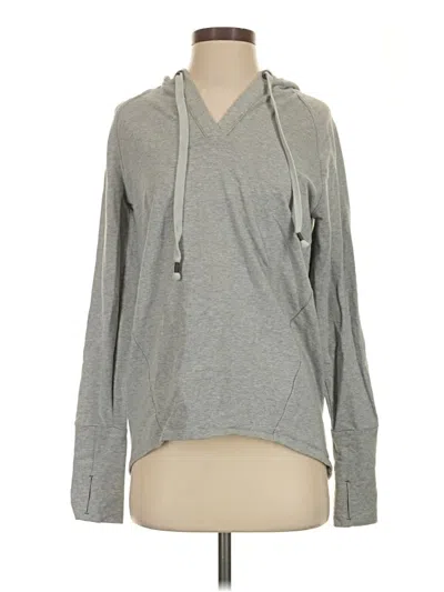 Pre-owned Athleta Pullover Hoodie In Gray