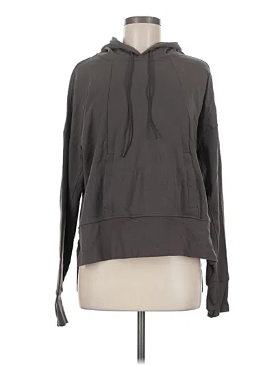 Pre-owned Athleta Pullover Hoodie In Gray