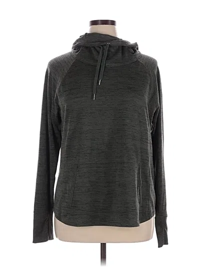 Pre-owned Athleta Pullover Hoodie In Gray