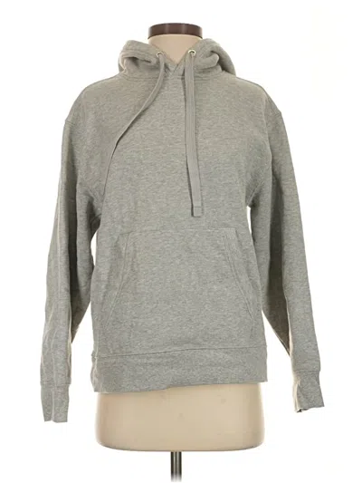 Pre-owned Athleta Pullover Hoodie In Gray