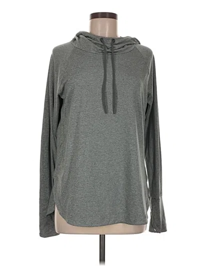 Pre-owned Athleta Pullover Hoodie In Gray