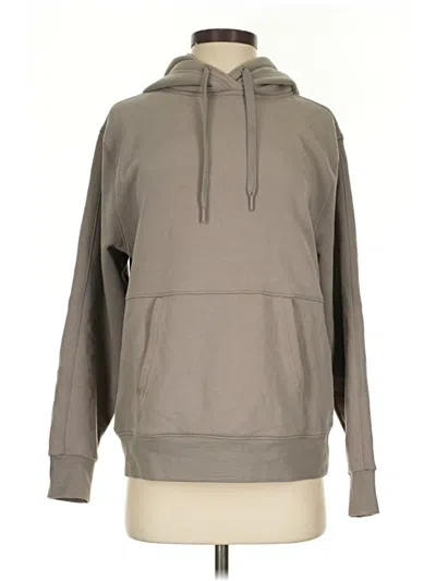 Pre-owned Athleta Pullover Hoodie In Gray