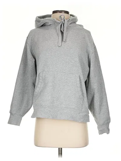 Pre-owned Athleta Pullover Hoodie In Gray